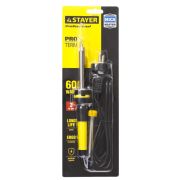 Паяльник STAYER PROTerm 60 Вт +подставка +припой