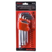 Набор ключей АВТОДЕЛО 1.5-12мм 10пр. шестигранные со сфер.концом