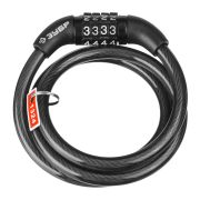 Замок ЗУБР кодовый, длина троса - 650мм, d 8мм