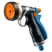 Пистолет GRINDA RM-8 PROLine 8 режимов поливочный, курок cзади, металлический с TPR