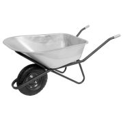 Тачка строительная БТМ (200 кг, 100л, 0,8мм, 1 колесо 16х4-8, темно-серая)