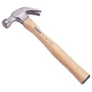 Молоток-гвоздодер SATA 0,45кг с деревянной рукояткой