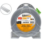 Леска Rezer 4.0 мм DUAL-CUT Ultra-pro 27м квадрат