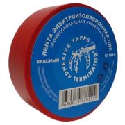 Изолента Terminator IZ 1918 19мм*18м красная