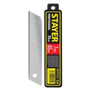 Лезвия STAYER сегментированные 25мм(10шт)