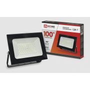 Прожектор светодиодный СДО-7 100Вт 230В 6500К IP65 черный IN HOME