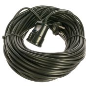 Удлинитель силовой Калибр 30м 1300Вт, 1 розетка, IP20, ПВС 2х0,75
